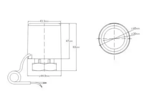 EPH 230V 30mm AC Thermal Actuator